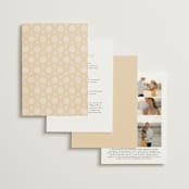 "Chuppah Arch" - Wedding Invitations in Desert Sun by Laura Bolter - Back of Card Options