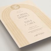 "Chuppah Arch" - Wedding Invitations in Desert Sun by Laura Bolter - Detail