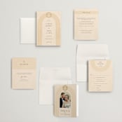 "Chuppah Arch" - Wedding Invitations in Desert Sun by Laura Bolter - Invitation Suite