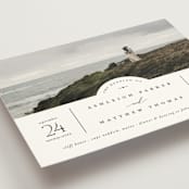 "Panoramic" - Wedding Invitations in Cloud by Heather Schertzer - Detail