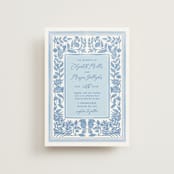 "Porcelain Floral" - Wedding Invitations in Porcelain by Elly - Front