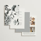 "la noce" - Wedding Invitations in Ink by Design Lotus - Back of Card Options