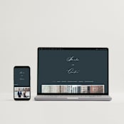 "Modern Vintage" - Wedding Invitations in Jade by Emily Betts - FREE Wedding Website
