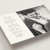 "Classically Us" - Wedding Invitations in Cotton by Simona Camp - Detail