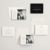 "Classically Us" - Wedding Invitations in Cotton by Simona Camp - Invitation Suite
