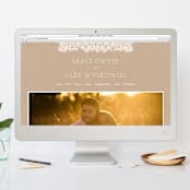 "Lace and Kraft" - Wedding Invitations in Kraft by Katharine Watson - FREE Wedding Website