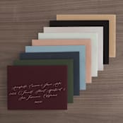 "Down by the Sea" - Wedding Invitations in Marine by Sandra Picco Design - Colored Envelopes Available