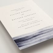 "Stillness" - Wedding Invitations in Horizon by Sumak Studio - Detail