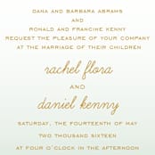 "Simple Knot" - Wedding Invitations in Mint by SimpleTe Design - Detail