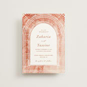 "Moroccan Jewel" - Wedding Invitations in Sepia Sunset by Zhay Smith - Front