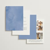 "Deconstruct" - Wedding Invitations in Coastal by Pixel and Hank - Back of Card Options