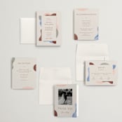 "Deconstruct" - Wedding Invitations in Coastal by Pixel and Hank - Invitation Suite