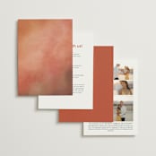 "Giardino" - Wedding Invitations in Saffron by Vera Lim - Back of Card Options