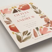 "Giardino" - Wedding Invitations in Saffron by Vera Lim - Detail
