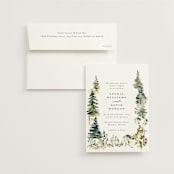 "Great Outdoors" - Wedding Invitations in Forest by Petra Kern - Invitation with Envelope