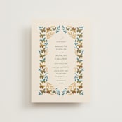 "Flutter" - Wedding Invitations in Sunset by Jen Owens - Front