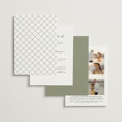 "Garden at Blue Hill" - Wedding Invitations in Meadow by Jennifer Wick - Back of Card Options