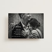 "Kindly Join Us" - Wedding Invitations in Pearl by Laura Hamm - Front