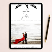 "Kindly Join Us" - Wedding Invitations in Pearl by Laura Hamm - FREE Wedding Website