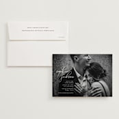 "Kindly Join Us" - Wedding Invitations in Pearl by Laura Hamm - Invitation with Envelope