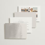 "Love Note" - Wedding Invitations in Ecru by AK Graphics - Back of Card Options