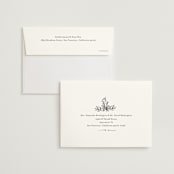 "Sundaland Gardens" - Wedding Invitations in Ivory by Ani Somi - FREE Recipient Addressing