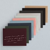 "Luxe Border" - Wedding Invitations in Gold by Sarah Brown - Colored Envelopes Available