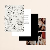 "Signature Style" - Wedding Invitations in Silk by Design Lotus - Back of Card Options