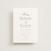 "Pearl" - Wedding Invitations in Chantilly by Jessica Williams - Front