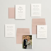 "Pearl" - Wedding Invitations in Chantilly by Jessica Williams - Invitation Suite