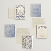 "Santa Catalina" - Wedding Invitations in Marseille Bleu by Ani Somi - Invitation Suite