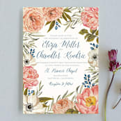 "Garden Rose" - Wedding Invitations in Garden Rose by Wildfield Paper Co - Front