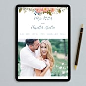 "Garden Rose" - Wedding Invitations in Garden Rose by Wildfield Paper Co - FREE Wedding Website