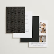 "Encapsulated" - Wedding Invitations in Black Tie by Hooray Creative - Back of Card Options