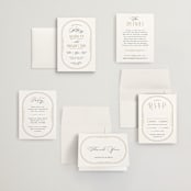 "Encapsulated" - Wedding Invitations in Black Tie by Hooray Creative - Invitation Suite