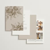 "City Center" - Wedding Invitations in Cotton by Erin L. Wilson - Back of Card Options