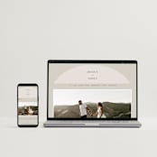 "the arch" - Wedding Invitations in Stone by Elly - FREE Wedding Website