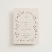 "Lennox" - Wedding Invitations in Harvest by Kristie Kern - Front