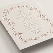 "Lennox" - Wedding Invitations in Harvest by Kristie Kern - Detail