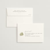 "Aspen" - Wedding Invitations in Lake by Robert and Stella - FREE Recipient Addressing