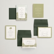 "Aspen" - Wedding Invitations in Lake by Robert and Stella - Invitation Suite