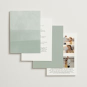 "Delicate Garden" - Wedding Invitations in Wildflower by Ashley DeMeyere - Back of Card Options