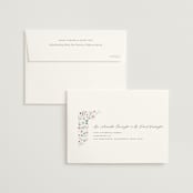 "Delicate Garden" - Wedding Invitations in Wildflower by Ashley DeMeyere - FREE Recipient Addressing
