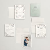 "Delicate Garden" - Wedding Invitations in Wildflower by Ashley DeMeyere - Invitation Suite
