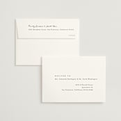 "Simply" - Wedding Invitations in Linen by Brianne Larsen - FREE Recipient Addressing