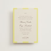 "Campania" - Wedding Invitations in Limone by Megan Davis - Front