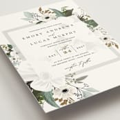 "Inverness" - Wedding Invitations in Pistachio by Nicole Whiddon - Detail