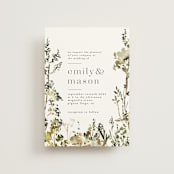 "We Walk Together" - Wedding Invitations in Evergreen by Petra Kern - Front