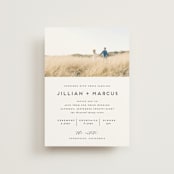 "Picturesque" - Wedding Invitations in Linen by Christie Garcia - Front