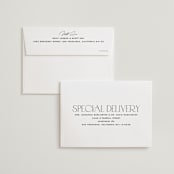 "Numerical" - Wedding Invitations in Lily by Owl and Toad - FREE Recipient Addressing